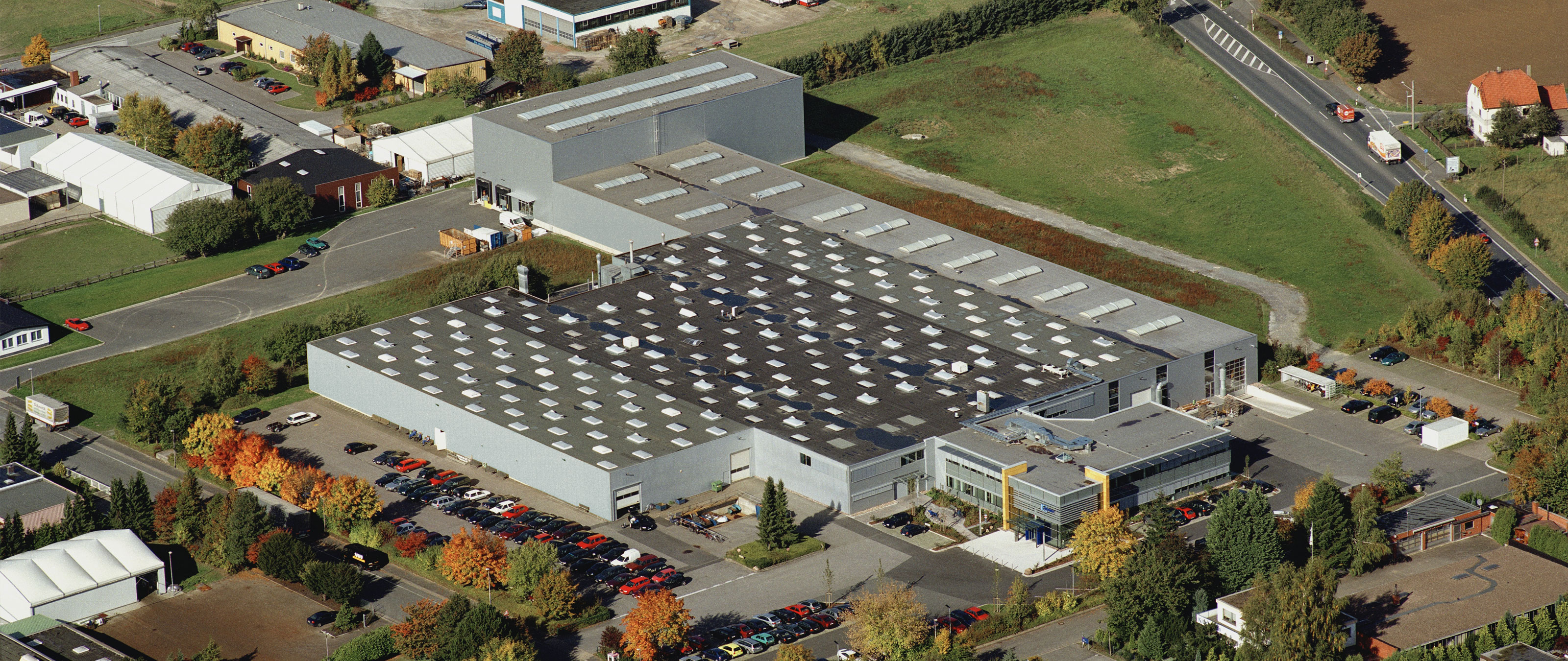 Aerial View of HOMAG Kantentechnik in Lemgo