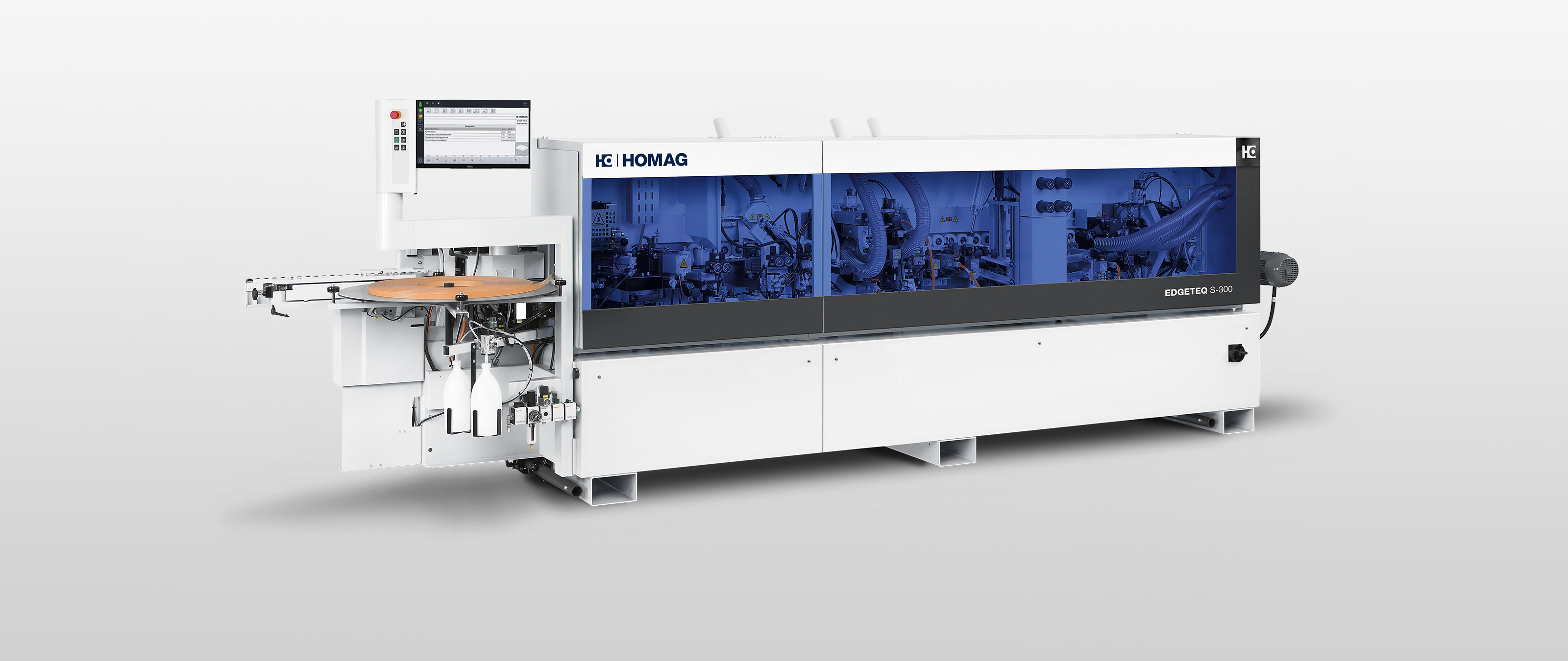 Edge-banding-machine EDGETEQ S-300 from BRANDT