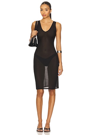 Noah Slip Dress Geel