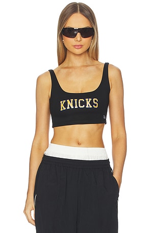 New York Knicks Scoop Neck Crop Top Hype and Vice