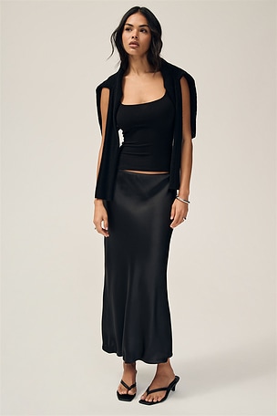 X Revolve Bias Obie Skirt To Midcalf Norma Kamali